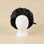 Bonnet en satin homme, coloris noir