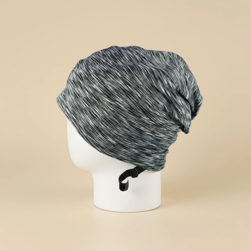 Bonnet en satin homme sport respirant, coloris gris